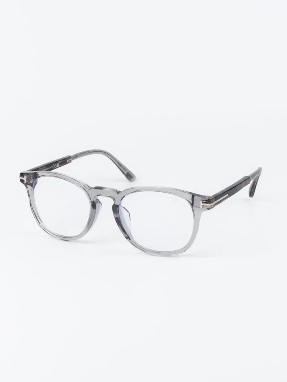 Tom Ford Women Eyeglasses Grey Round FT5891-F-B 020 NEW AUTHENTIC